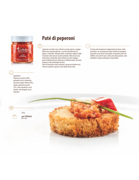 Patè di Peperoni I Contadini di Sapori Salento