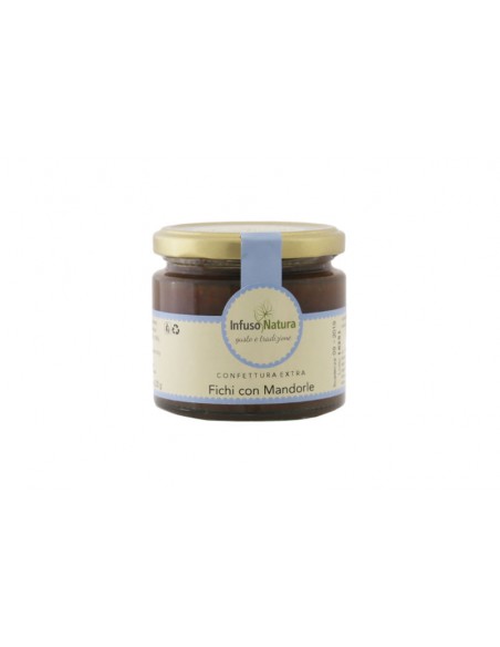 Confettura-Extra-di-Fichi-con-Mandorle-220g-infuso-natura da Sapori Salento