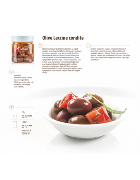 Olive leccine condite - i contadini da Sapori Salento
