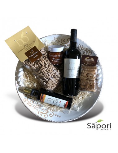 Cesto Otranto Grecale confezione prodotti salentini da Sapori Salento