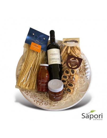 Cesto Otranto Libeccio agroalimentare prodotti salentini da Sapori Salento